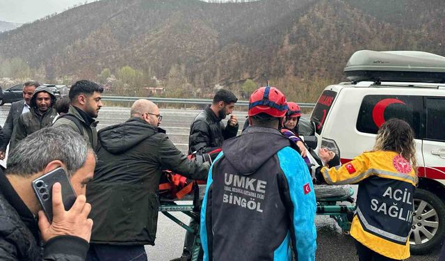 Bingöl’de trafik kazası: 5 yaralı
