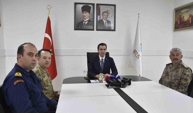 Bitlis Valisi Karakaya, 3 aylık asayiş olaylarını değerlendirdi
