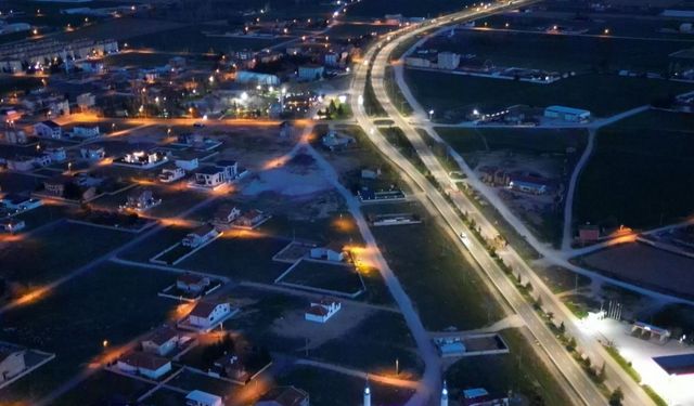 Bolvadin’in görsel güzelliği dron kamerasında