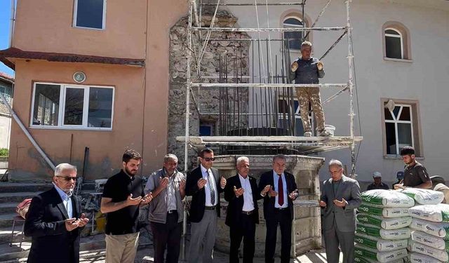 Bozüyük’te cami minaresi için temel atma töreni gerçekleşti