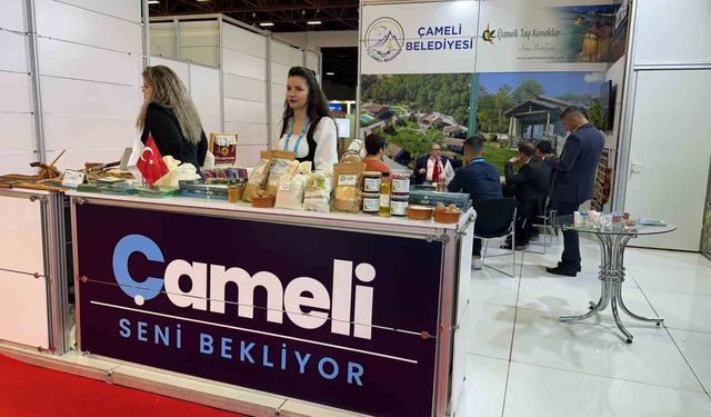 Çameli standı Antalya Şehircilik ve Teknolojileri Fuarında yoğun ilgi gördü