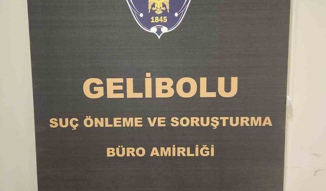 Çanakkale’de uyuşturucu operasyonuna 1 gözaltı