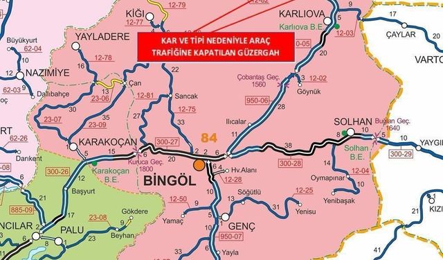 Çatak Yediusu arasında ulaşıma kar engeli