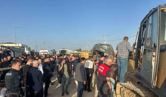 Ceylanpınar’da göçük altında kalan işçileri kurtarma çalışmaları sürüyor