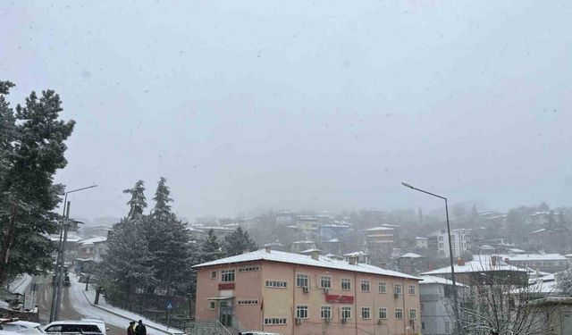 Çorum’da kar yağışı etkili oluyor