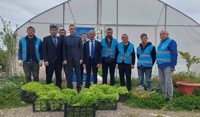 Denetimli serbestlikteki hükümlüler üretimle hayata tutunuyor