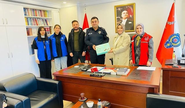 Diyadin Gençlik Merkezi’nden Emniyet Teşkilatına anlamlı ziyaret
