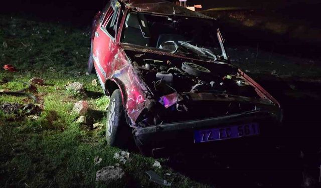 Diyarbakır’da otomobil takla attı: 1 yaralı