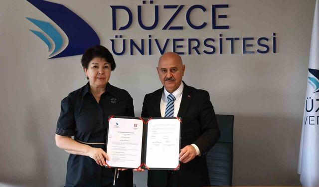 Düzce Üniversitesi’nden bir uluslararası anlaşma daha