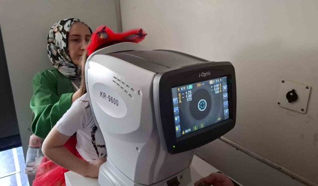 Düzce’de mobil göz taraması başladı