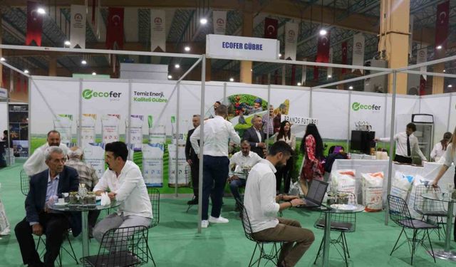 Ecofer Gübre’nin organik ürünleri Ceviz ve Badem Fuarında büyük ilgi gördü