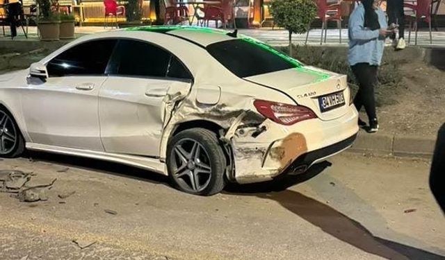 Elazığ’da iki otomobil çarpıştı: 1 yaralı