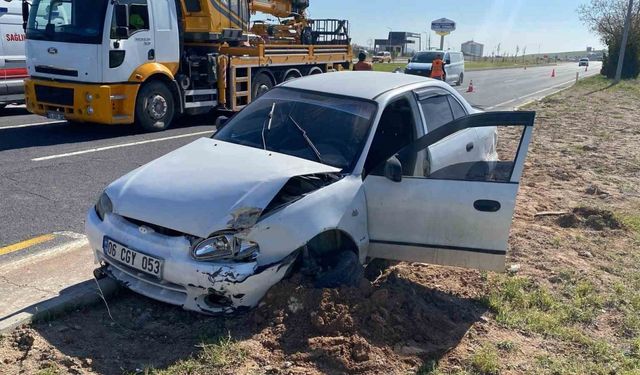 Elazığ’da tır ile otomobil çarpıştı: 1 yaralı
