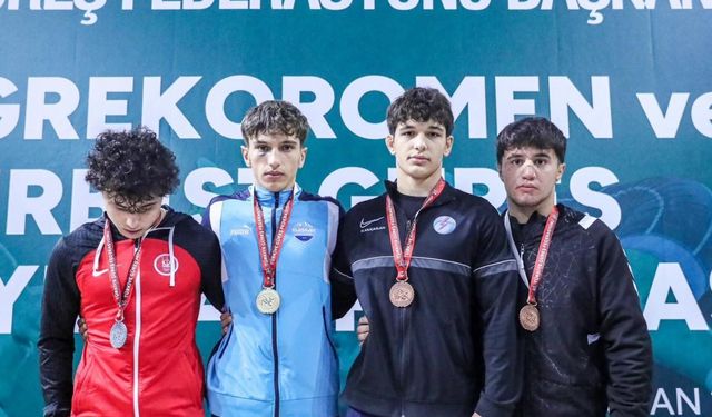 Eleşkirt’li Hamza Yerlikaya, Türkiye şampiyonu oldu