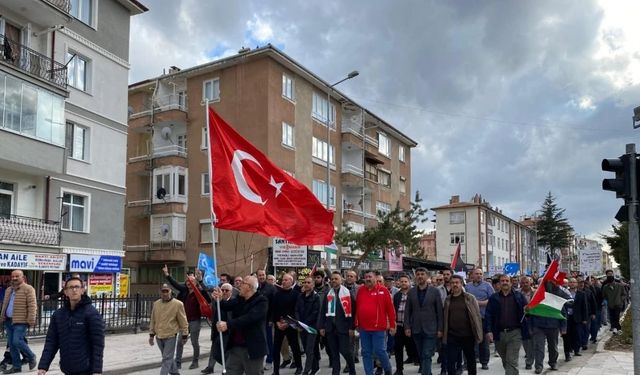 Ereğli’de Doğu Türkistan ve Gazze için destek yürüyüşü düzenlendi