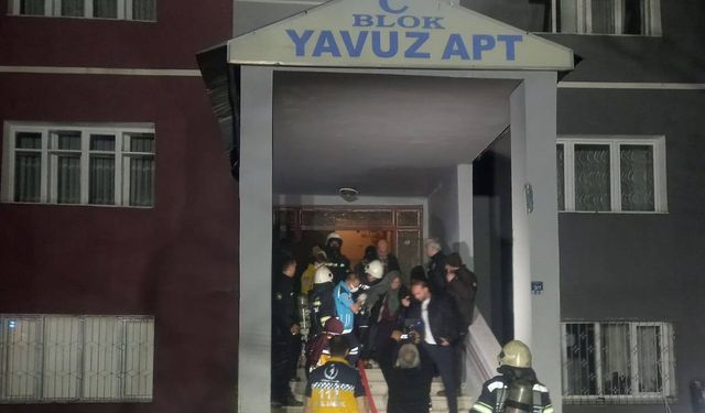 Erzurum’da korkutan yangın