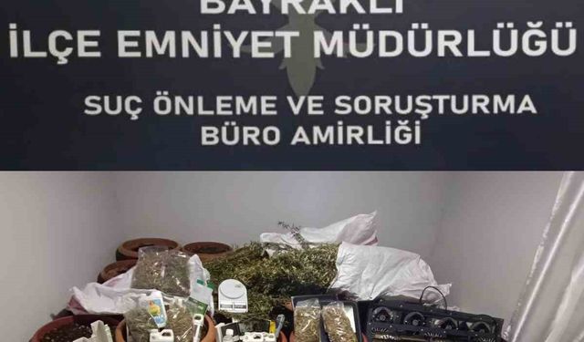 Ev değil zehir imalathanesi: İzmir’de polisten uyuşturucu baskını
