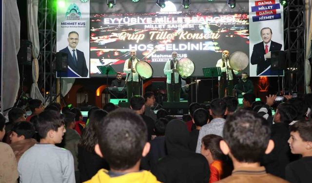Eyyübiye Millet Bahçesinde coşkulu gece