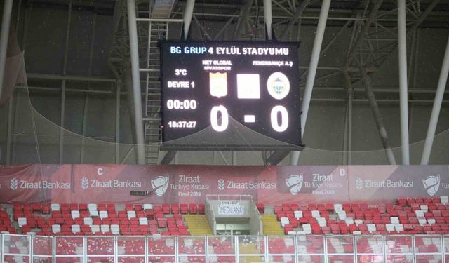 Fenerbahçe’de ceza nedeniyle misafir tribünü boş kaldı