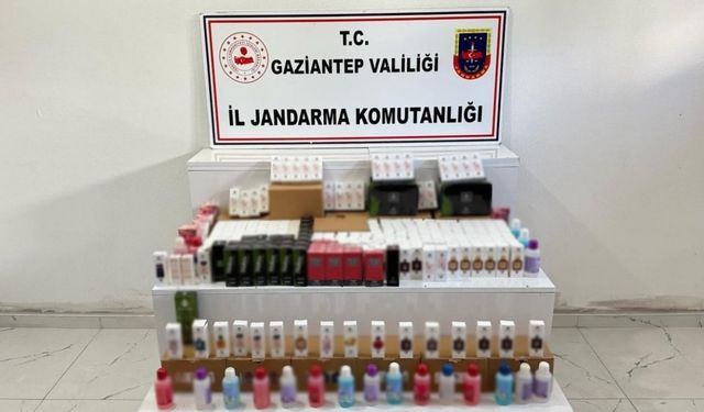 Gaziantep’te 1 milyon TL değerinde kaçak parfüm ele geçirdi