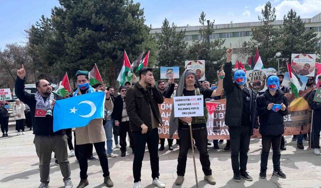 Gazze ve Doğu Türkistan için yürüdüler
