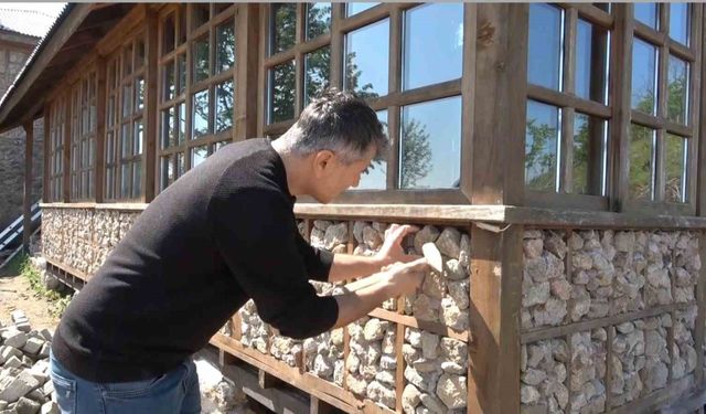 Giresun’da asırlık taş evler yeniden hayat buluyor