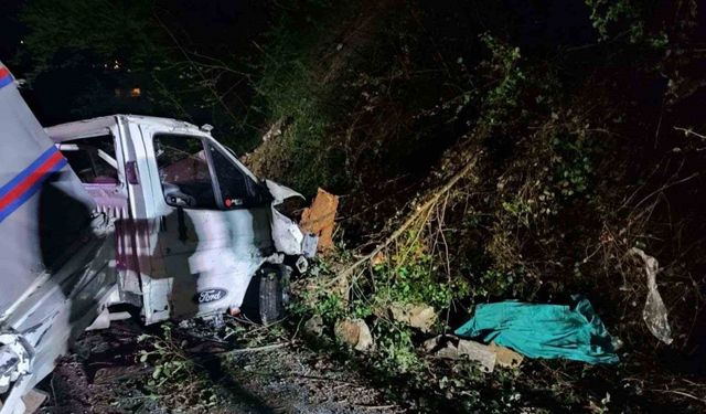 Giresun’da trafik kazası: 1 ölü, 1 yaralı