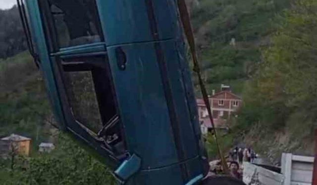 Giresun’da trafik kazası: 1 ölü, 2 yaralı