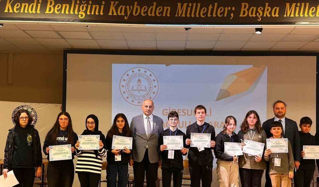 Giresun’un en bilgili Ortaokulu belli oldu