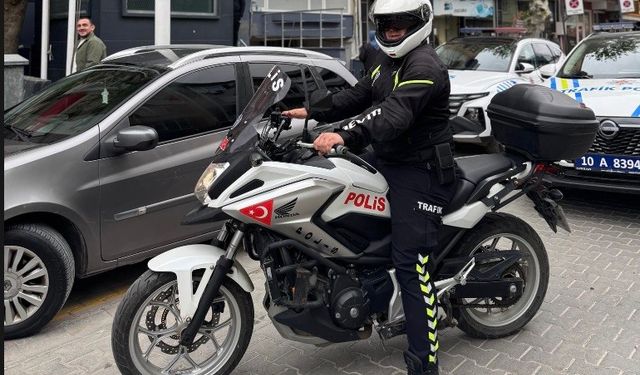 Gönen’de motorize polis ekipleri göreve başladı
