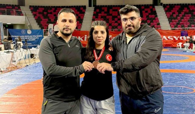 Hakkarili sporcu Türkiye üçüncüsü oldu
