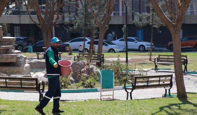 Haliliye Belediyesi mevsimsel çalışmalarla yeşile hayat veriyor