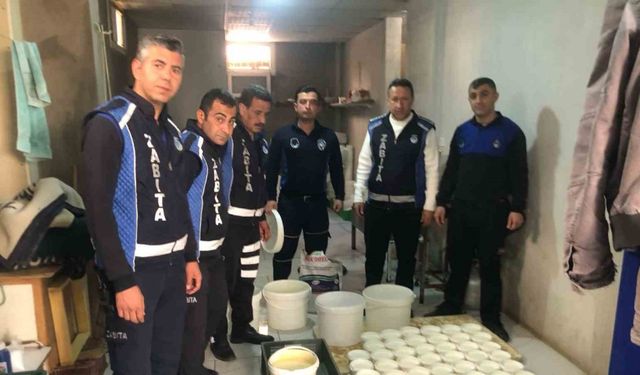 Hatay’da sağlıksız şartlarda üretilen 220 kilo süt ve süt ürünleri imha edildi