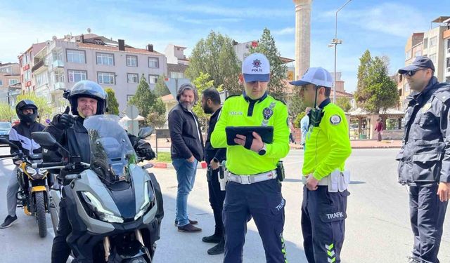 Hayrabolu’da motosiklet denetimi