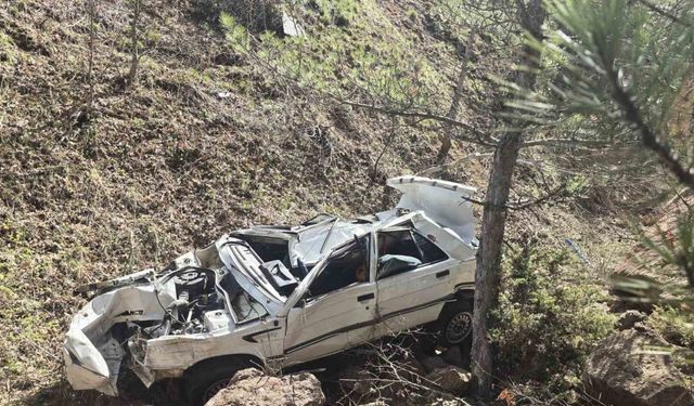 Hisarcık’ta trafik kazası: 1 yaralı