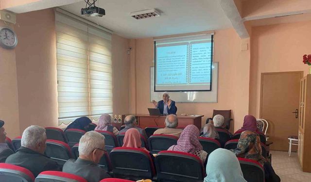 Hüyük’te hacı adaylarına uygulamalı eğitim