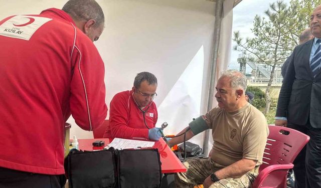 Iğdır İl Emniyet Müdürlüğü’nden Türk Kızılay’ına kan bağışı