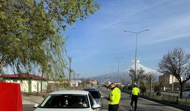 Iğdır’da trafik denetimleri sıklaştırıldı
