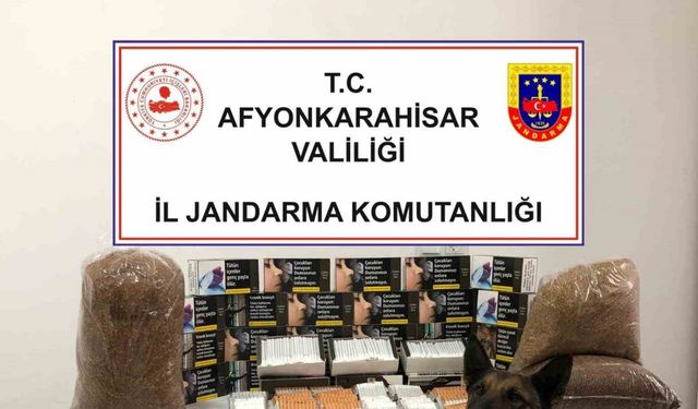 Jandarmadan kaçak makaron operasyonu