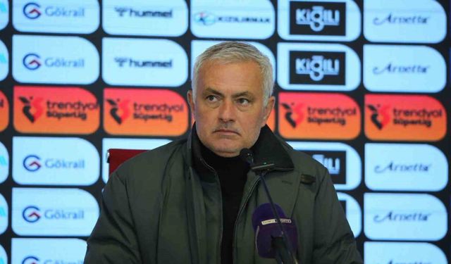 Jose Mourinho: "Zor bir maçtı"