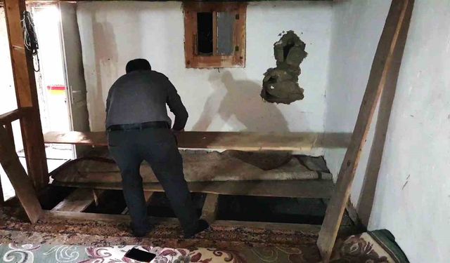 Karabük’te köy camisinde tahribat