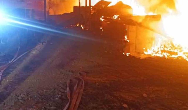 Kastamonu’da alevlere teslim olan ev küle döndü