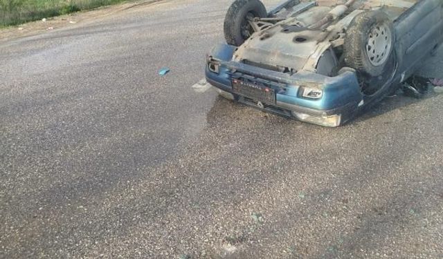 Kastamonu’da otomobil takla attı: 1 yaralı