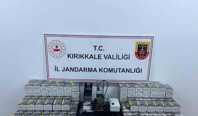 Kırıkkale’de binlerce makaron ele geçirildi