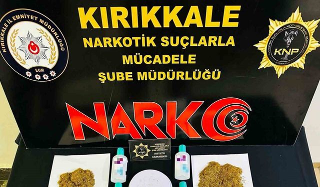 Kırıkkale’de uyuşturucu operasyonu: 2 gözaltı