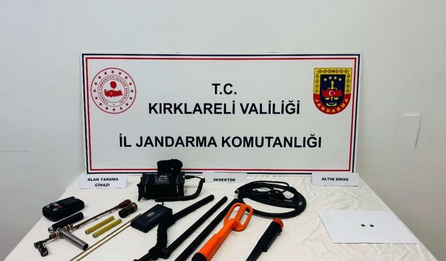 Kırklareli merkezli 3 ilde kaçak kazı operasyonu: 14 gözaltı