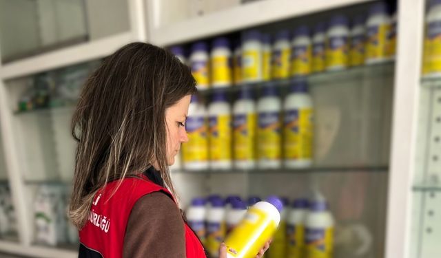 Kırklareli’nde bitki koruma ürünü satışı yapan bayileri denetlendi