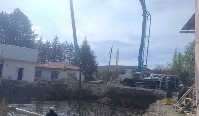 Kozluca Camii’nin temeli düzenlenen törenle atıldı