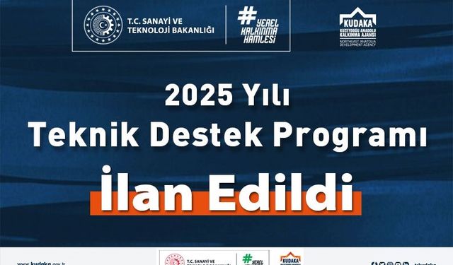 KUDAKA’nın 2025 yılı teknik destek programı ilan edildi