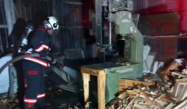 Malatya’da işyeri yangını